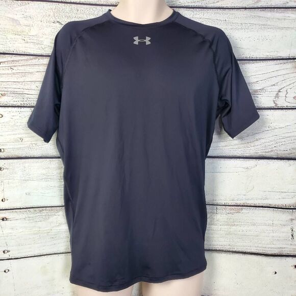 Under Armour HeatGear Compression Shirt Men’s 2XL Black - Picture 1 of 6